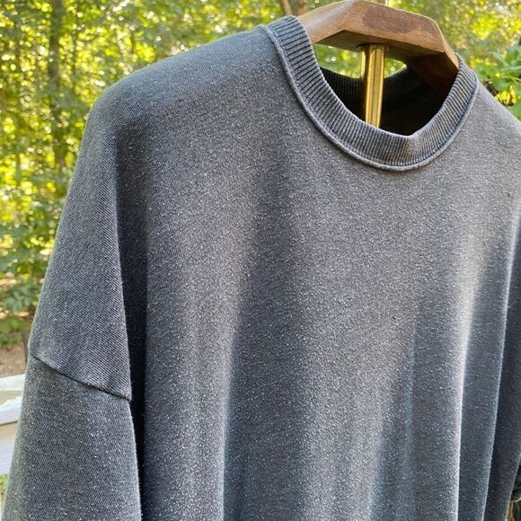 American Eagle Grey Drop Waist Knee Length Dress - Picture 4 of 7